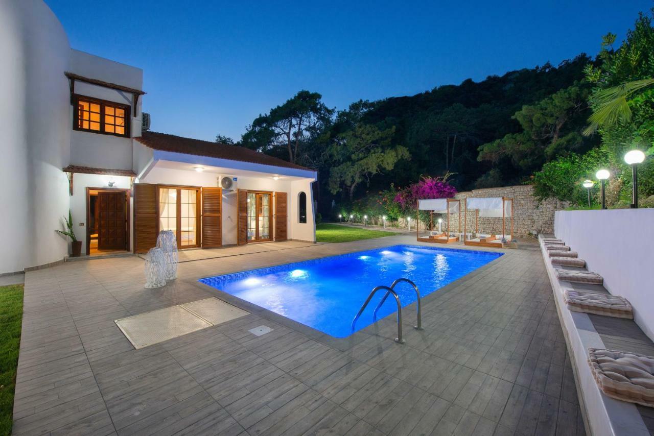 Una Villa Rhodes Ixia  Exteriör bild