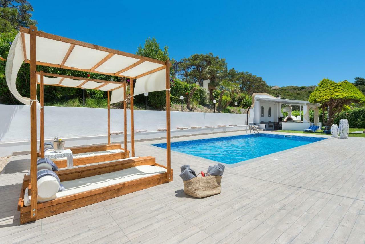 Una Villa Rhodes Ixia  Exteriör bild