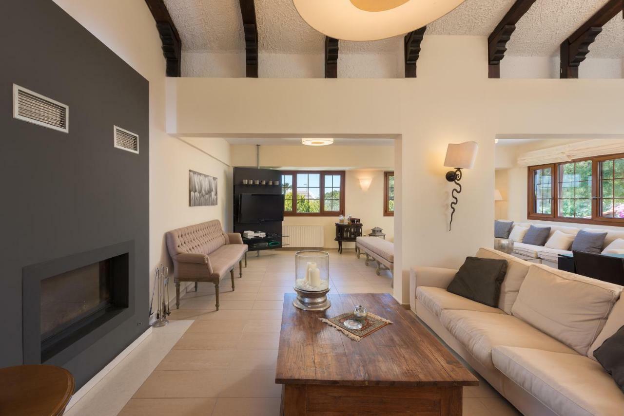 Una Villa Rhodes Ixia  Exteriör bild